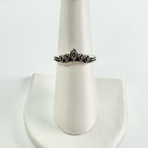 SILVER Tone Boho Midi Ring